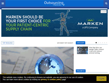 Tablet Screenshot of outsourcing-pharma.com